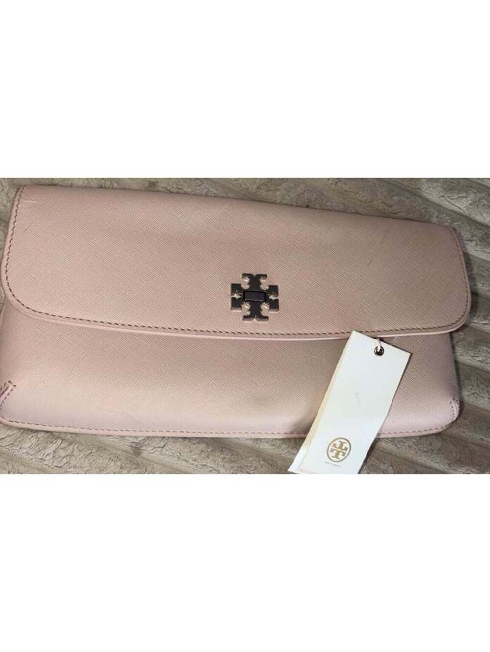 Tory Burch Pink Leather Clutch Wallet blush pinkNWT [COPY]